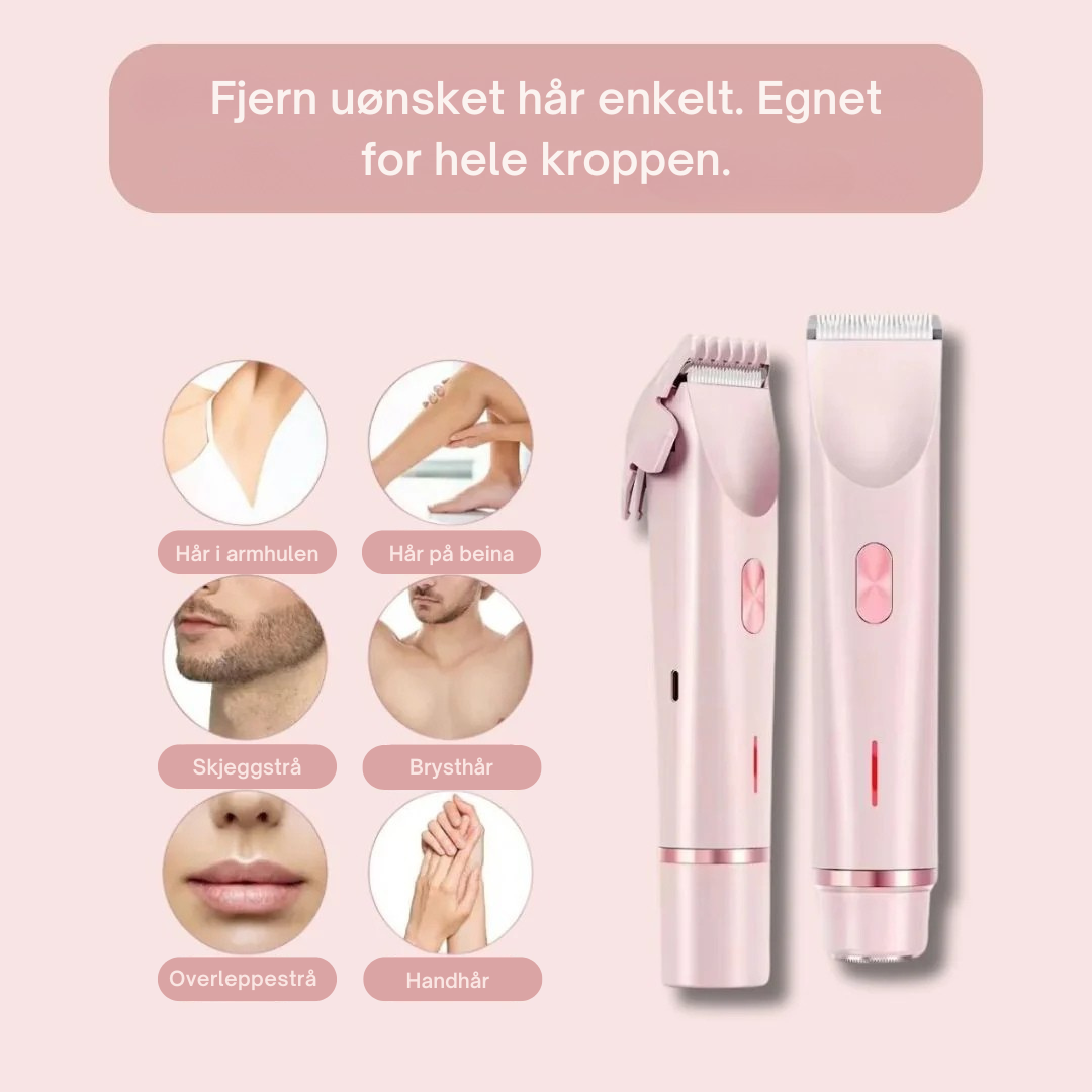 SilkPro™ - 2-i-1 Barbermaskin for Kvinner